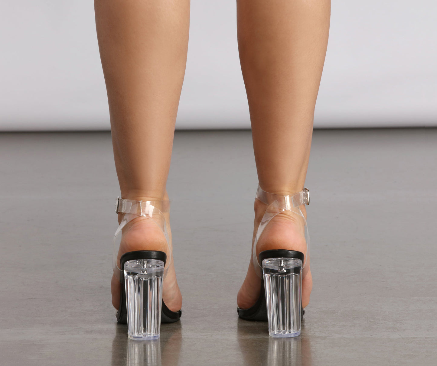 Antmvs Let Me Be Clear Lucite Heels