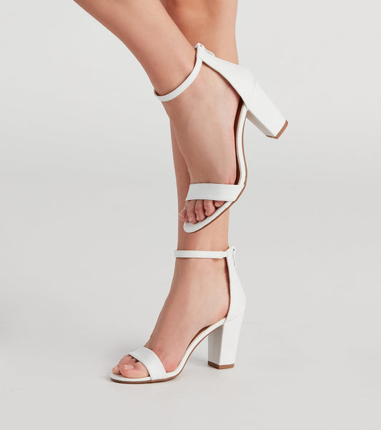 Antmvs The Everyday Faux Leather Low Block Heel