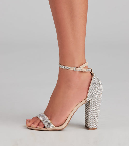 Antmvs Step Out And Sparkle Block Heels