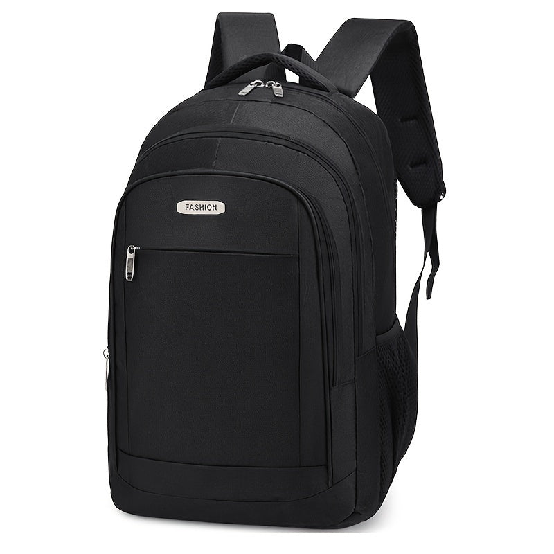 1/2/3pcs Large Capacity Trendy Student Backpack - Durable Nylon Material, Lightweight, Adjustable Strap, Contrast Sequin Details, Polyester Lining, Perfect for Daily Commute, Middle School, High School, Campus, Leisure Travel