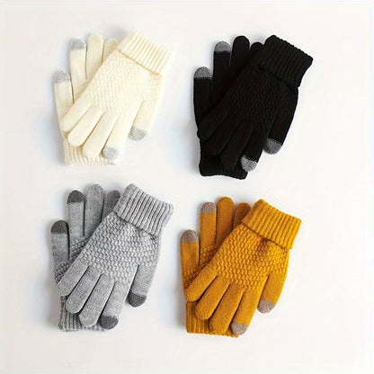 Winter Storm Gloves - Ultra-Thick, Windproof, and Touchscreen Compatible - Perfect for Outdoor Enthusiasts and Cyclists, Ideal for Winter Sports and Activities