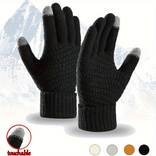 Winter Storm Gloves - Ultra-Thick, Windproof, and Touchscreen Compatible - Perfect for Outdoor Enthusiasts and Cyclists, Ideal for Winter Sports and Activities