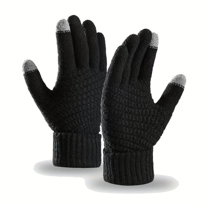 Winter Storm Gloves - Ultra-Thick, Windproof, and Touchscreen Compatible - Perfect for Outdoor Enthusiasts and Cyclists, Ideal for Winter Sports and Activities