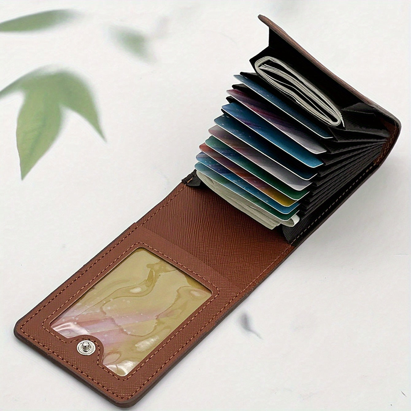 Mini Minimalist Solid Color Flap Credit Card Holder, Portable Lightweight Coin Purse, Versatile Women's Business Card Bag