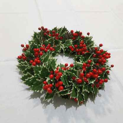 1pc Festive Artificial Christmas Wreath - Perfect for Door & Home Decor, Indoor/Outdoor Holiday Garland