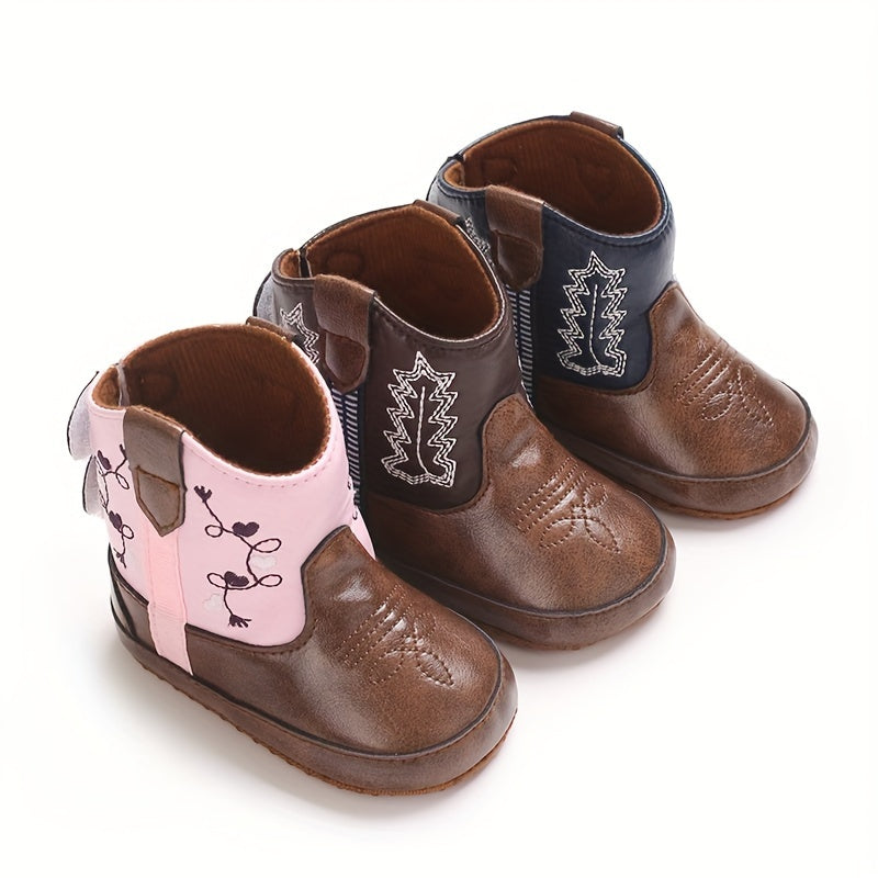 Fashion New Style Baby Boots Cute High Quality Soft Non-Slip Sole 0-1 Year Old Newborn Walking Shoes