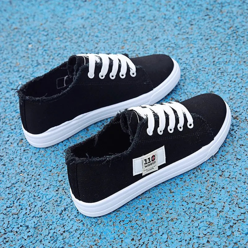 Fashion Canvas Shoe Casual Shoes Sneaker Women Flatl Shoe Low Top Shoes Outdoor Walk