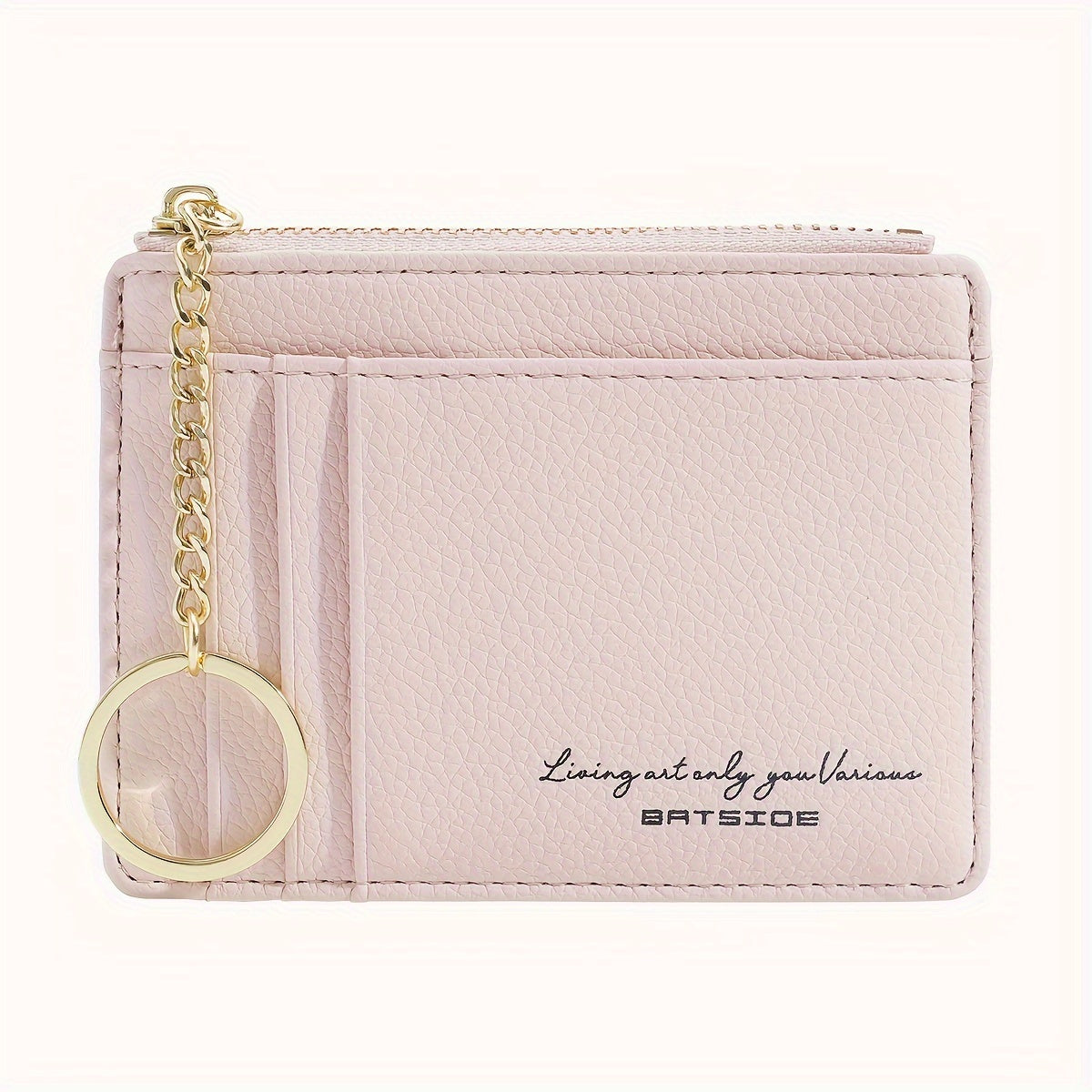 Mini Fashion Credit Card Holder, Ultra Thin Coin Purse, Women's Casual Clutch Wallet & Case