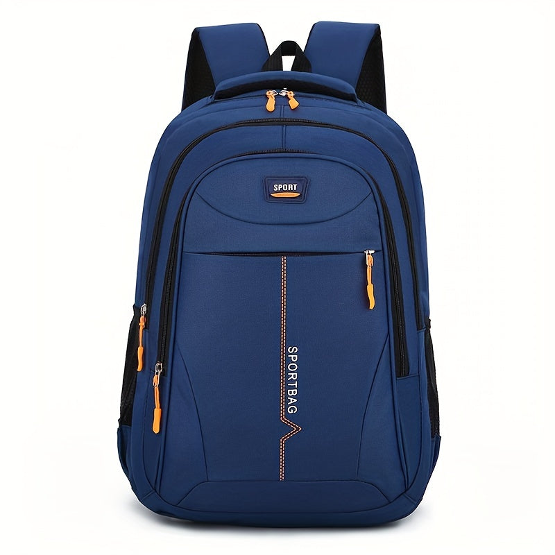 RuggedWaterGuard - Spacious Mens Travel Backpack with Laptop Compartment - Durable, Water-Resistant, Perfect for High School, College & Adventure