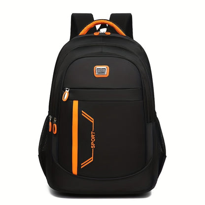 RuggedWaterGuard - Spacious Mens Travel Backpack with Laptop Compartment - Durable, Water-Resistant, Perfect for High School, College & Adventure