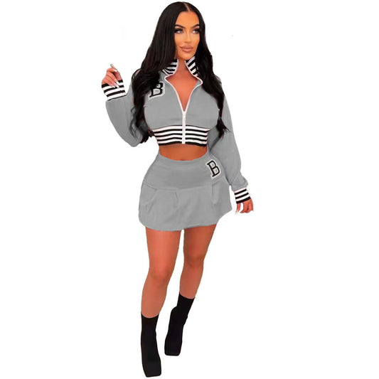 Antmvs Fashion Casual Sportswear Hoodie Two Pieces
