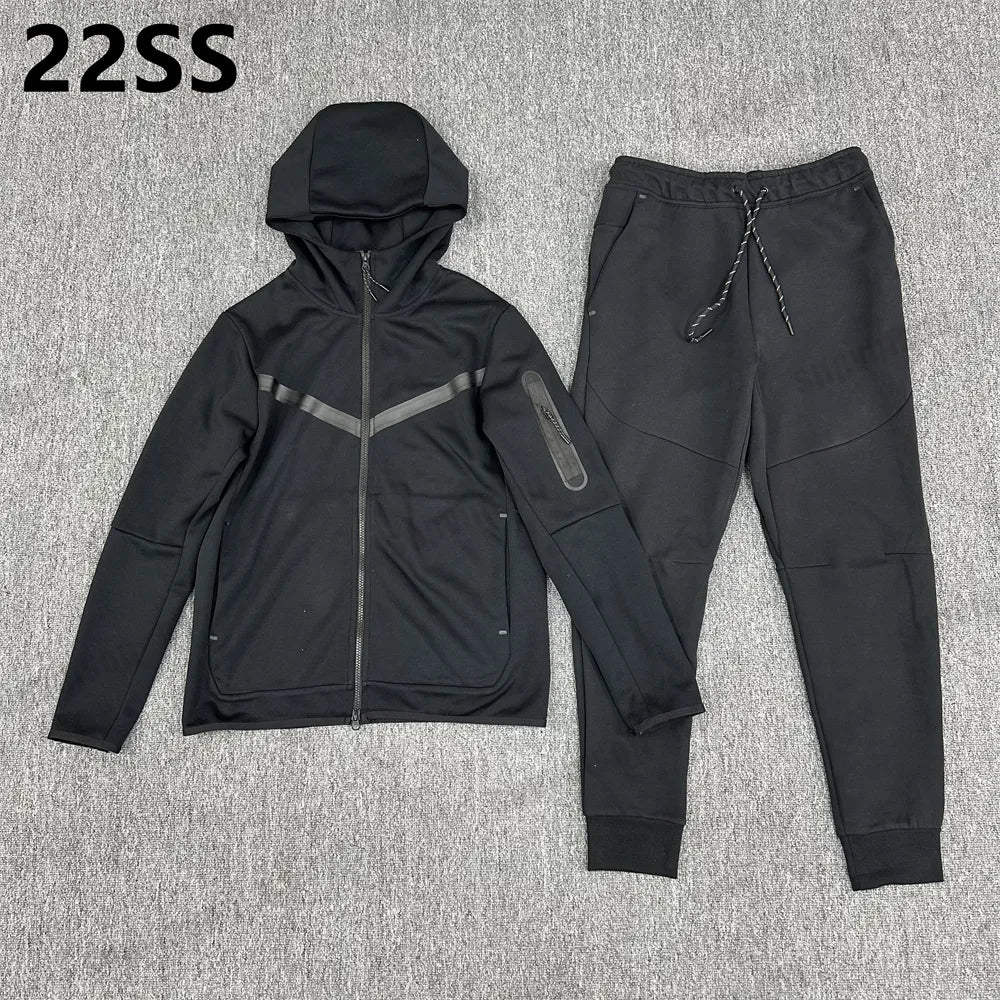 tech Thick fleeces designers pants Mens Hoodies Jackets Winter fitness training Sports Space Cotton Trousers Hoody Joggers Running Jacket techfleeces