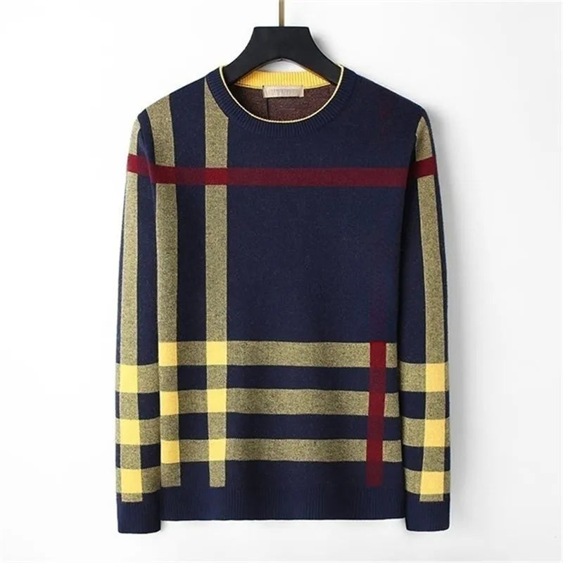 designer sweater men Sweater Women's Autumn Round neck striped fashion Long Sleeve Women High End Jacquard Cardigan knitting Sweaters Coats