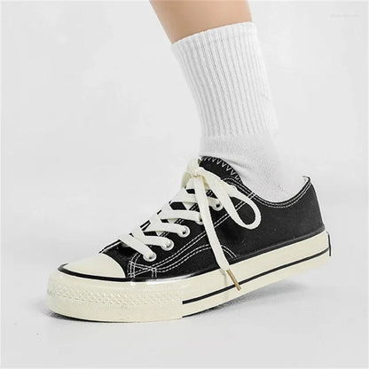 Casual Shoes Classic Low Top Women Canvas Spring Lace Up Woman Vulcanized Flats Student Sneakers Girls Skateboard