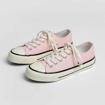 Casual Shoes Classic Low Top Women Canvas Spring Lace Up Woman Vulcanized Flats Student Sneakers Girls Skateboard