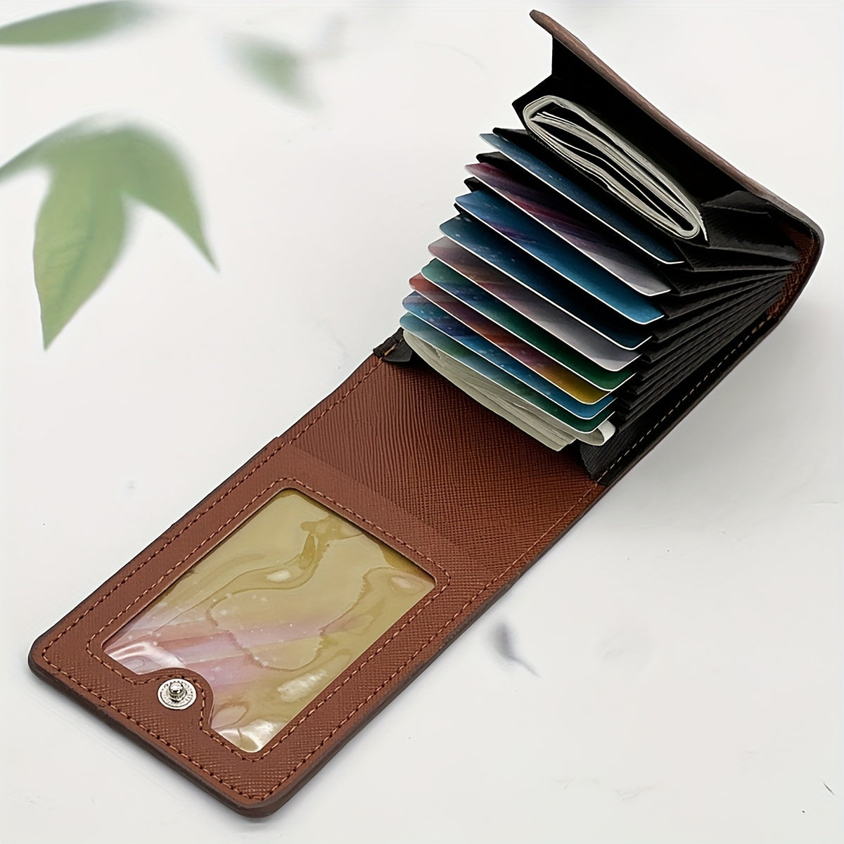 Mini Minimalist Solid Color Flap Credit Card Holder, Portable Lightweight Coin Purse, Versatile Women's Business Card Bag