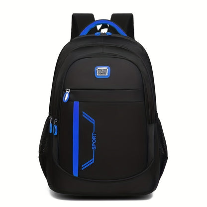 RuggedWaterGuard - Spacious Mens Travel Backpack with Laptop Compartment - Durable, Water-Resistant, Perfect for High School, College & Adventure