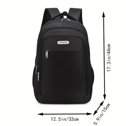 1/2/3pcs Large Capacity Trendy Student Backpack - Durable Nylon Material, Lightweight, Adjustable Strap, Contrast Sequin Details, Polyester Lining, Perfect for Daily Commute, Middle School, High School, Campus, Leisure Travel