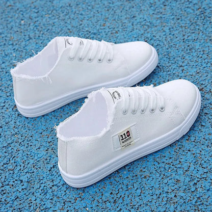 Fashion Canvas Shoe Casual Shoes Sneaker Women Flatl Shoe Low Top Shoes Outdoor Walk