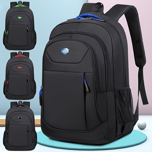 Water-Resistant Fashion Computer Backpack - Durable Oxford Material, Adjustable Straps, Zipper Closure, Wear-Resistant Commuting Bag for Men and Women, College Students, Business Professionals, and Travelers - Perfect Gift Idea for School or Work