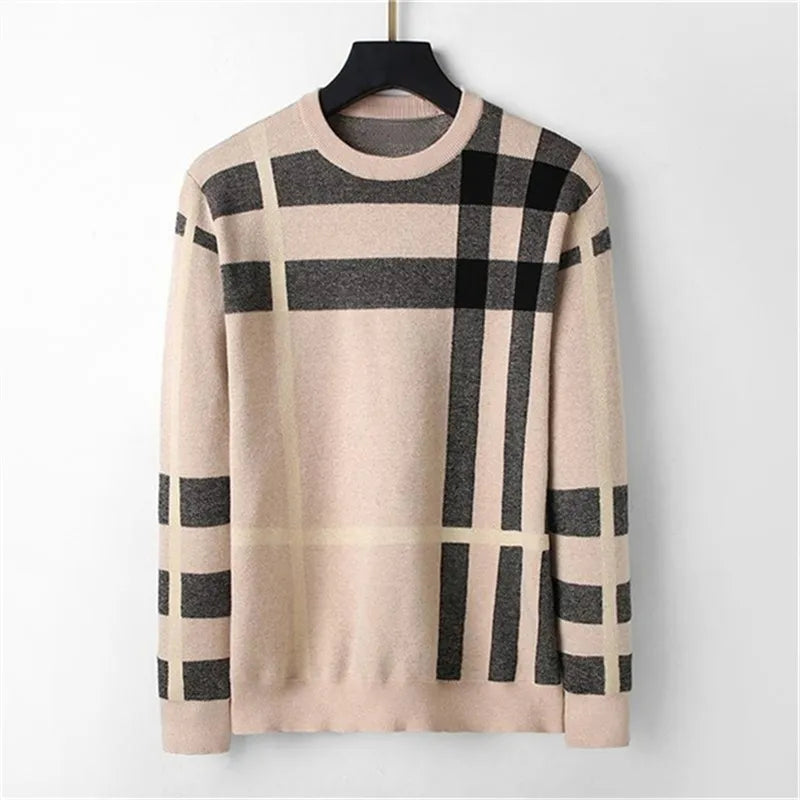 designer sweater men Sweater Women's Autumn Round neck striped fashion Long Sleeve Women High End Jacquard Cardigan knitting Sweaters Coats