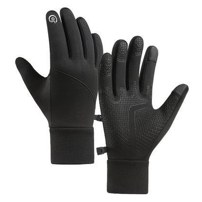 Waterproof Winter Cycling Gloves - Touchscreen Compatible, Thermal and Anti-Slip for Men and Women