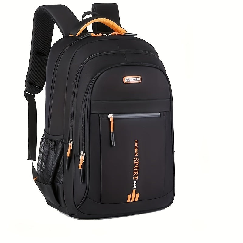 RuggedWaterGuard - Spacious Mens Travel Backpack with Laptop Compartment - Durable, Water-Resistant, Perfect for High School, College & Adventure