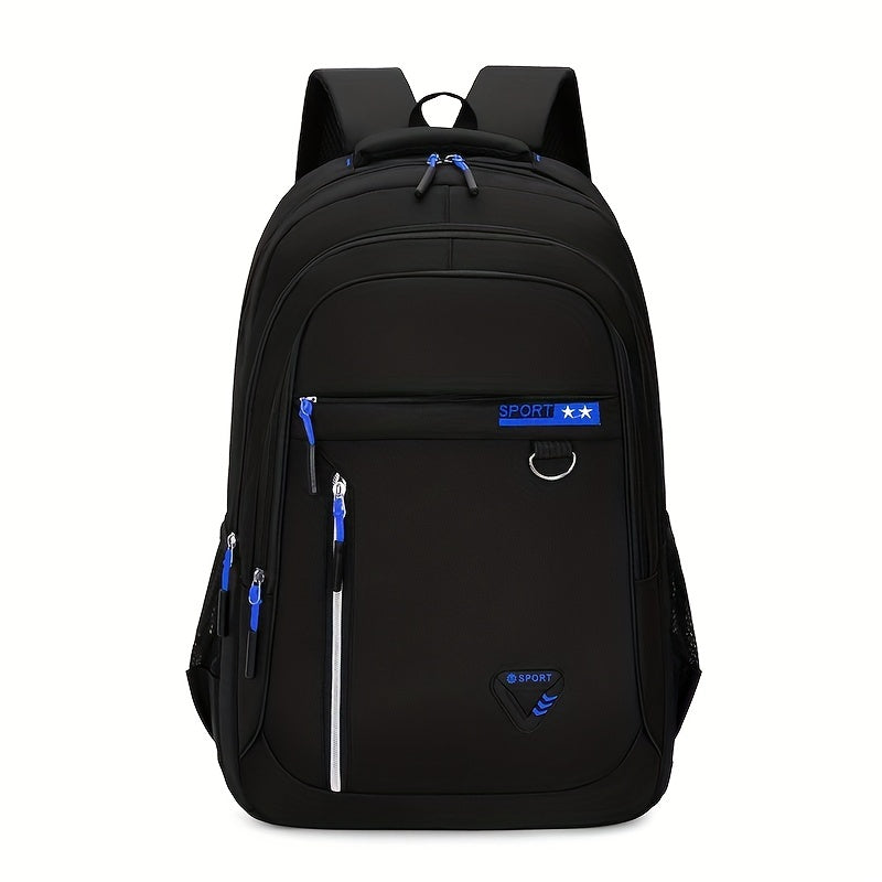 RuggedWaterGuard - Spacious Mens Travel Backpack with Laptop Compartment - Durable, Water-Resistant, Perfect for High School, College & Adventure