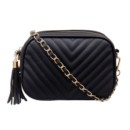 ANRMVS Cross-Border Bag Female  New Fashion Casual Chain Bag Embroidered Crossbody Bag Tassel Shoulder Bag Female