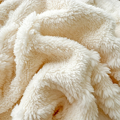 Ultra-Soft White Tassel Velvet Butterfly Flannel Blanket - Cozy, All-Season, Double-Sided, Perfect for Office Naps & Lounging, Multiple Sizes Available