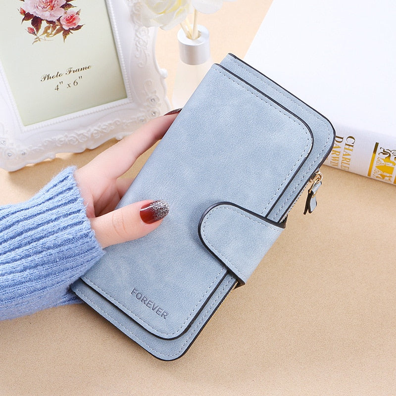 Antmvs Antmvs Long Wallet Women PU Leather Luxury Multi-Card Holder Clutch New Fashion Women's Wallet Purse Hasp Soft Ladies Coin Purse Bag