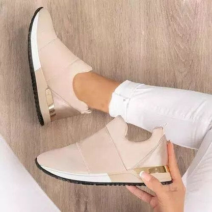 Antmvs  New Fashion Women Casual Shoes Mesh Breathable Comfortable Female Sneakers Summer Solid Color Slip On Ladies Walking Shoes