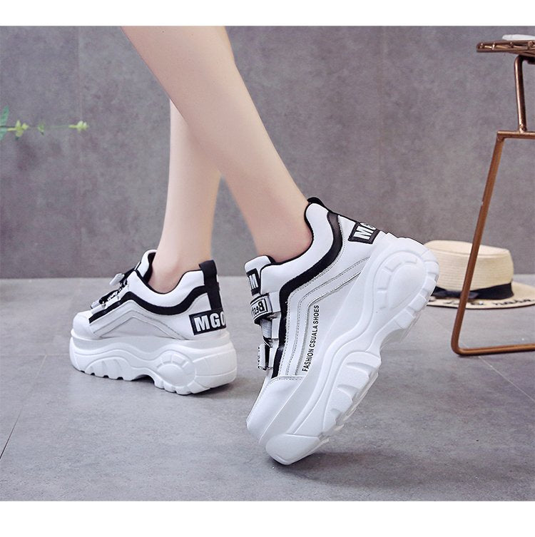 Antmvs  Sneaker Women Buckle Woman Muffin Breathable Women Causal Shoes Platform Spring Autumn Fashion Thick Bottom Sneakers