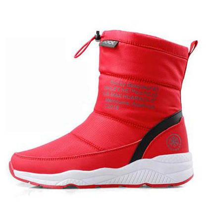 Antmvs Women Winter Boots Non-Slip Waterproof Snow Boots Women Thick Plush Zipper Warm Ankle Boots For Woman -40 Degrees