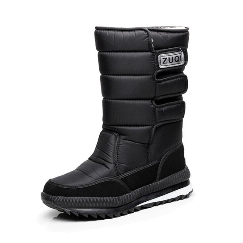 Antmvs Men Boots Platform Woman Snow Boots For Men Thick Plush Waterproof Slip-Resistant  Winter Keep Warm Shoes Plus Size 34 - 47