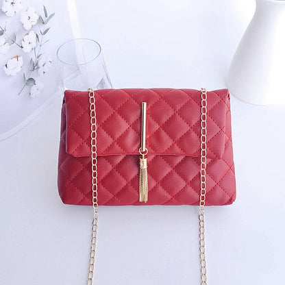 Antmvs Antmvs Fashion Trend Crossbody Bags For Women Thread Flap Shoulder Bag Small Handbags And Purses Chain Strap Tassel Women Messenger Bag