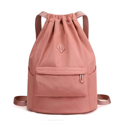 Antmvs Antmvs Portable Women Drawstring Backpack Lightweight Girl Travel Daypack Waterproof Nylon Shopping Bag Sports Hiking Swimming Bagpack