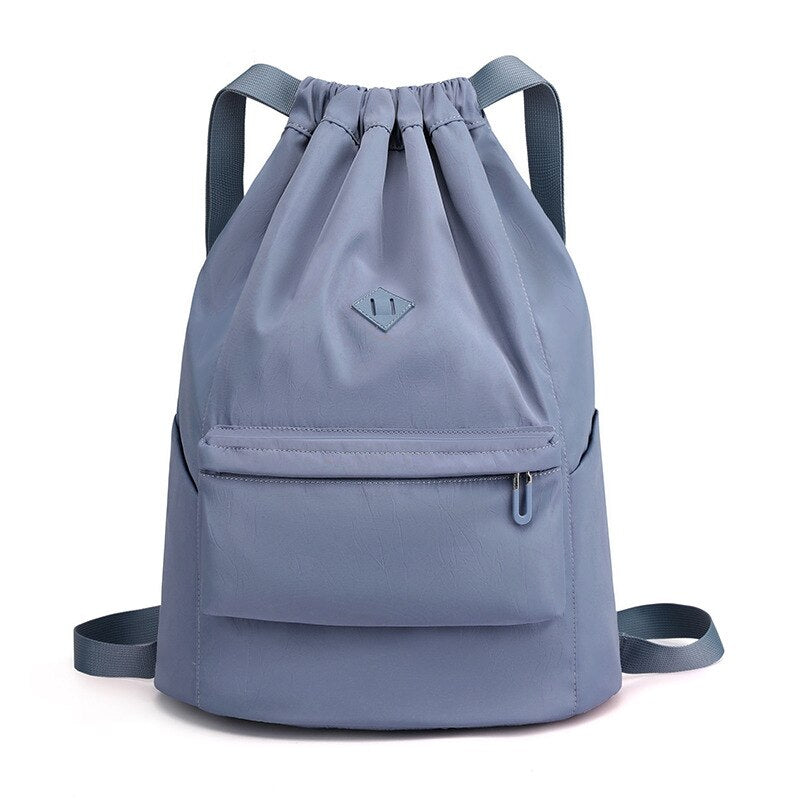 Antmvs Antmvs Portable Women Drawstring Backpack Lightweight Girl Travel Daypack Waterproof Nylon Shopping Bag Sports Hiking Swimming Bagpack