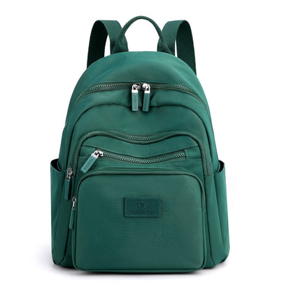 Antmvs Antmvs  New Dark Green Women's Backpack Waterproof Nylon Backpack Student School Bag Suitable For Girls' Small Travel Rucksack