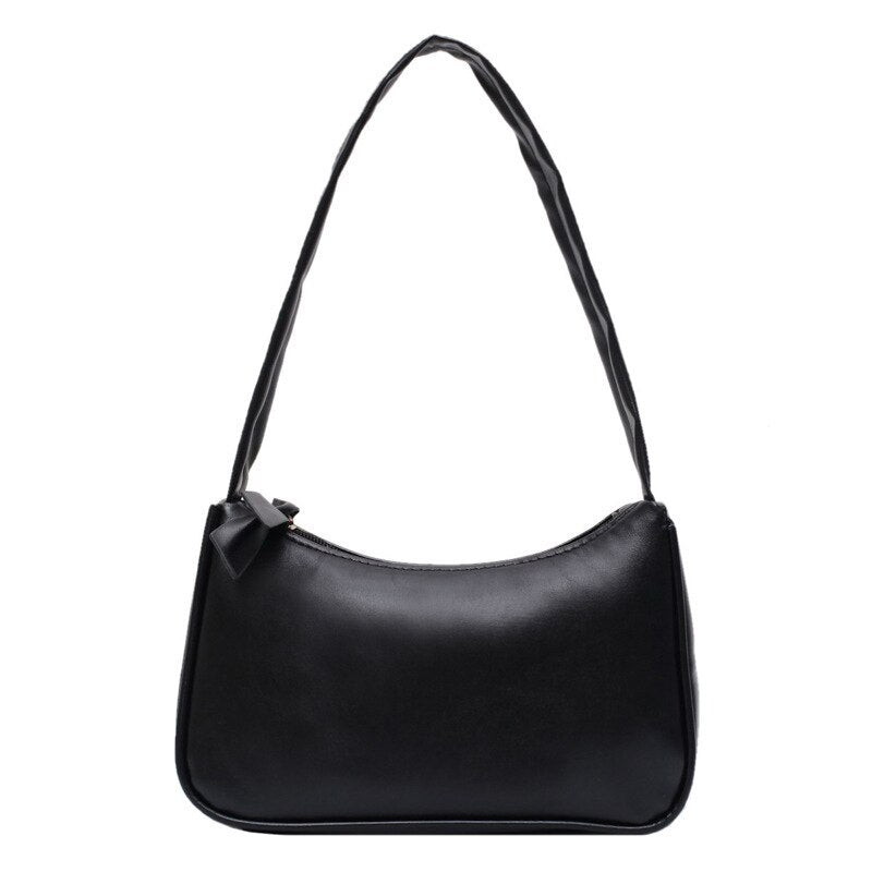 Antmvs Antmvs Handle Bag Women Retro Handbag PU Leather Shoulder Totes Underarm Vintage Top Handle Bag Female Small Subaxillary Bags Clutch