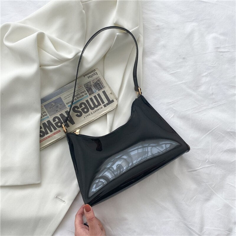 Antmvs Antmvs  Transparent Clear Jelly Handbag Shoulder Bags for Women Elegant Evening Bag