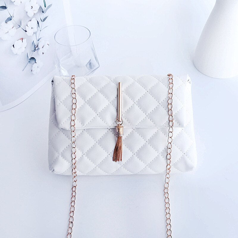 Antmvs Antmvs Fashion Trend Crossbody Bags For Women Thread Flap Shoulder Bag Small Handbags And Purses Chain Strap Tassel Women Messenger Bag