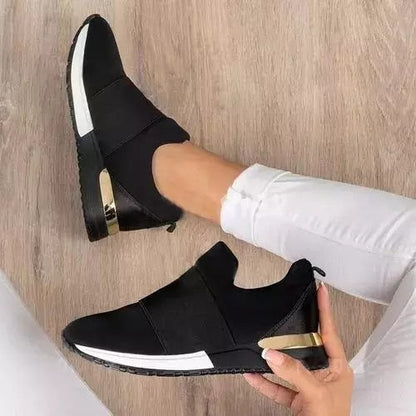 Antmvs  New Fashion Women Casual Shoes Mesh Breathable Comfortable Female Sneakers Summer Solid Color Slip On Ladies Walking Shoes