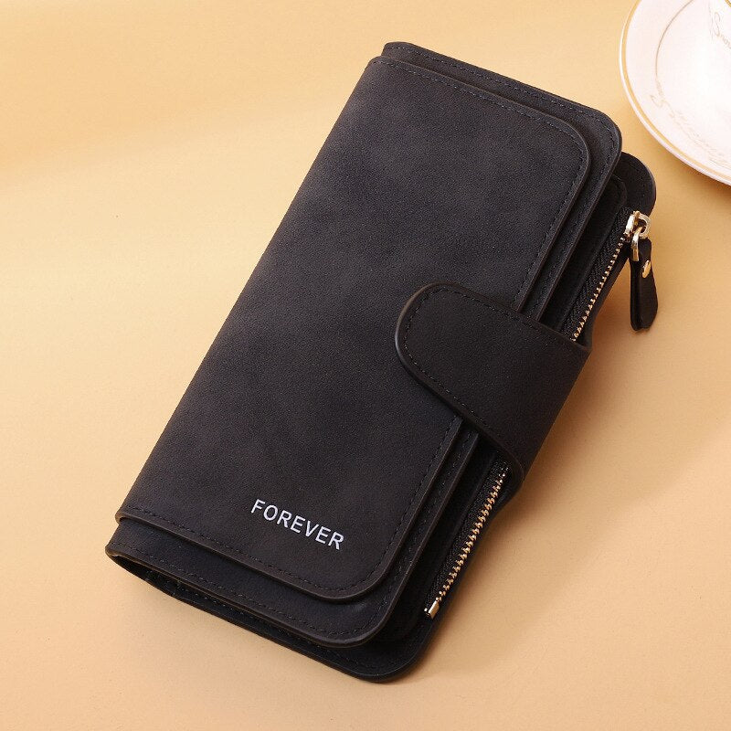 Antmvs Antmvs Long Wallet Women PU Leather Luxury Multi-Card Holder Clutch Fashion Women's Wallets Purses Hasp Soft Ladies Coin Purse Bag