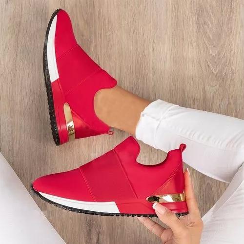 Antmvs  New Fashion Women Casual Shoes Mesh Breathable Comfortable Female Sneakers Summer Solid Color Slip On Ladies Walking Shoes