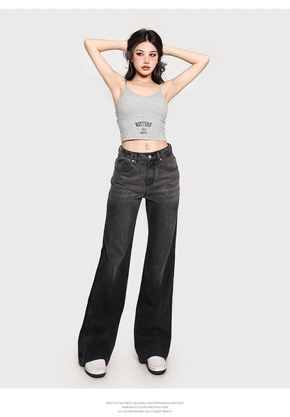 Antmvs RESTORE Solid Color Sporty Spaghetti Strap Slim Cropped Top