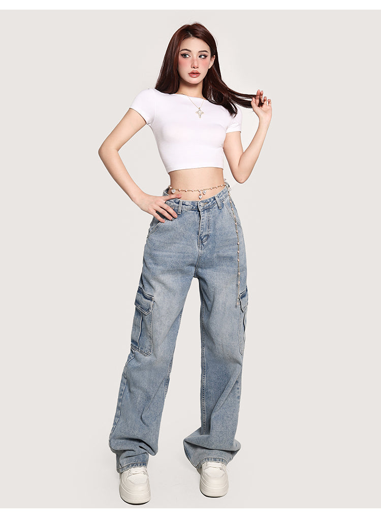 Antmvs Selene Solid Color Slim Short Sleeve Basic Cropped Top