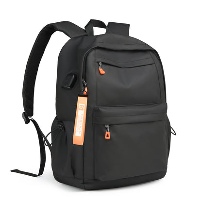 New Backpack Men's Business Casual Large Capacity Computer Backpack Early High School Student Schoolbag Backpack Women