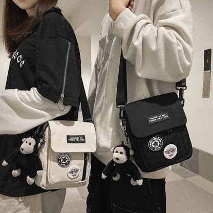 ANRMVS Wholesale Nylon Small Bag Women's New Korean Style Fashion Brand Women's Shoulder Messenger Bag Casual Simple Student Phone Bag