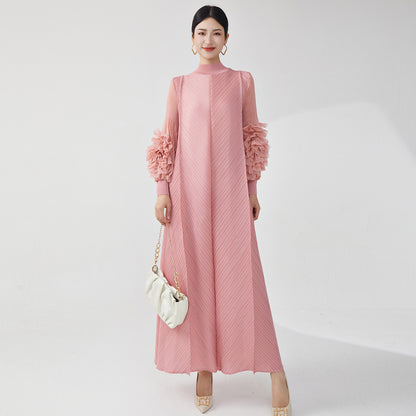 2025 Hot trade dress long dress high sense hot sale women's clothing high sense loose large size temperament elegant dress dress
